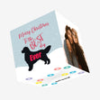 Merry Christmas To The Best Dog Ever Labrador Confetti-exploding Greetings Card