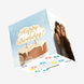 Happy Birthday Cake Confetti-exploding Greetings Card