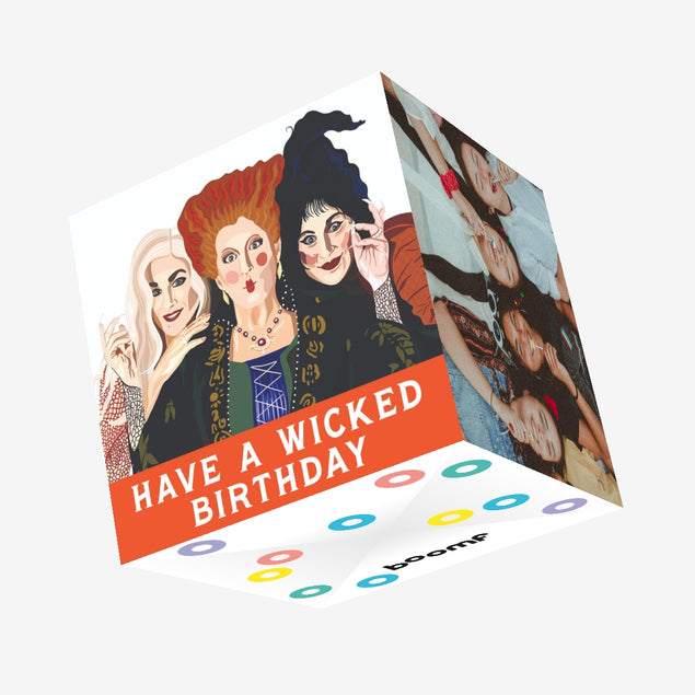 Wicked Hocus Pocus Birthday Confetti-exploding Greetings Card