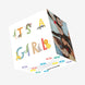 It's A Girl Animal Alphabet Confetti-exploding Greetings Card