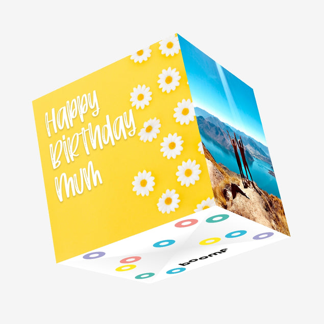 Daisies Mum Birthday Confetti-exploding Greetings Card