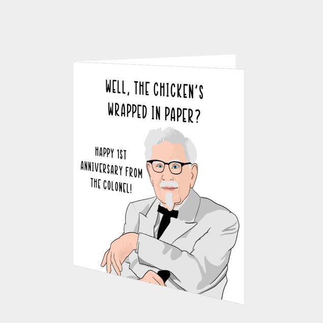 Happy 1st Anniversary Card