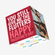 You Still Give Me The Flutters Valentine's Day Confetti-exploding Greetings Card