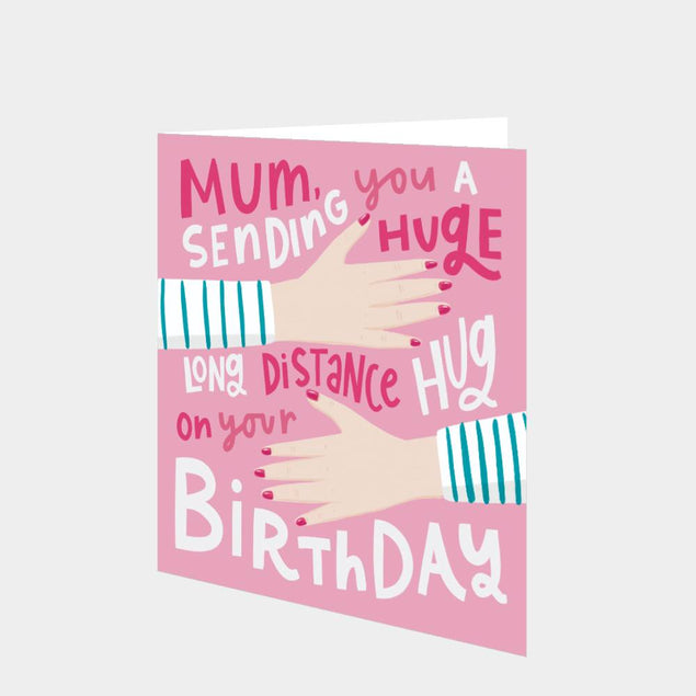 Mum Long Distance Hug Card