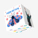 Polka Dot Butterfly Birthday Confetti-exploding Greetings Card