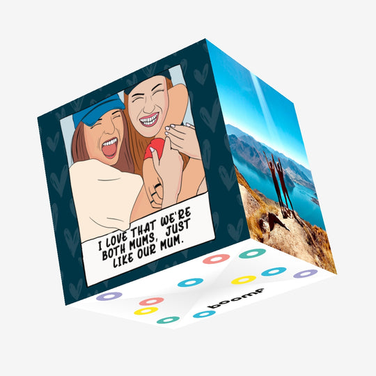 Happy Mother's Day I Love That We Are Both Mums Confetti-exploding Greetings Card