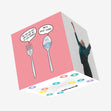 You're Forking Kidding? Confetti-exploding Greetings Card
