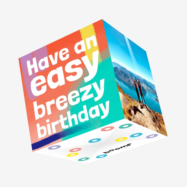 Easy Breezy Birthday Confetti-exploding Greetings Card