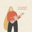 Beloved Granddaughter Guitar Card