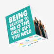 Only Gift You Need - Relation Confetti-exploding Greetings Card