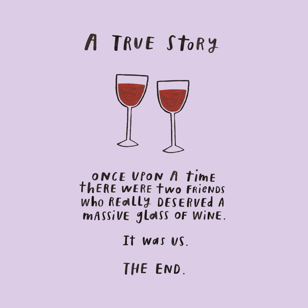 Once upon a time there were two friends Card