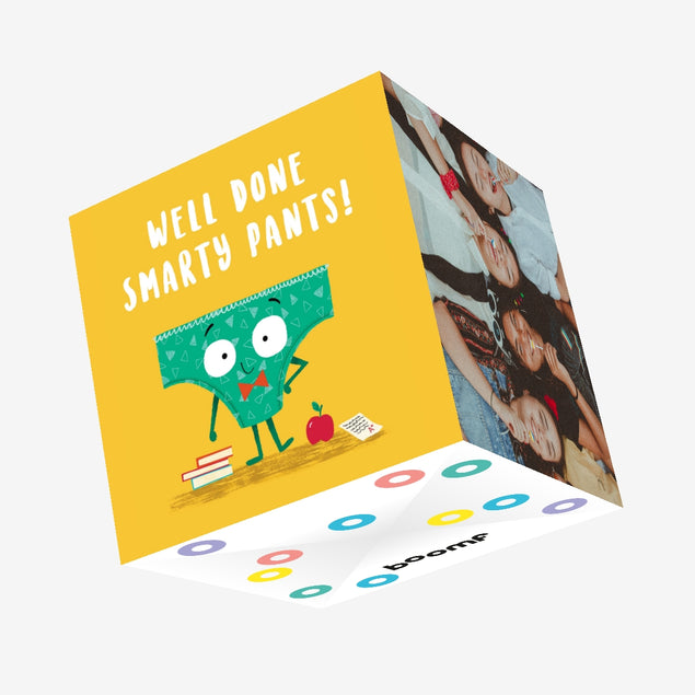 Smarty Explode Well Done Smarty Pants Confetti-exploding Greetings Card – Boomf