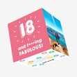 18 and Fabulous Confetti-exploding Greetings Card