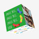 Jingle Bell Sock Christmas Confetti-exploding Greetings Card