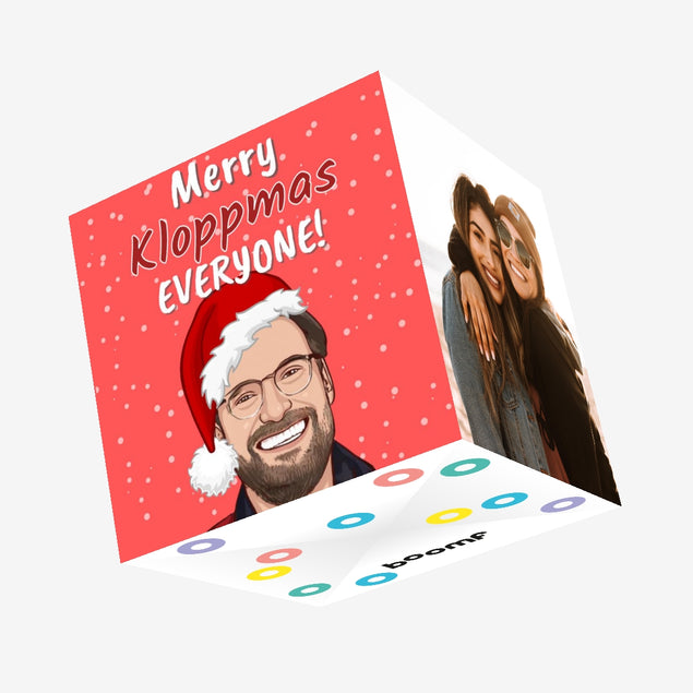 Merry Kloppmas! Confetti-exploding Greetings Card