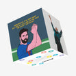 Lionel Messi Happy Birthday Confetti-exploding Greetings Card