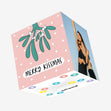 Merry Kissmass Christmas Confetti-exploding Greetings Card