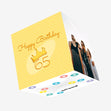 Happy 65th Birthday Crown Confetti-exploding Greetings Card