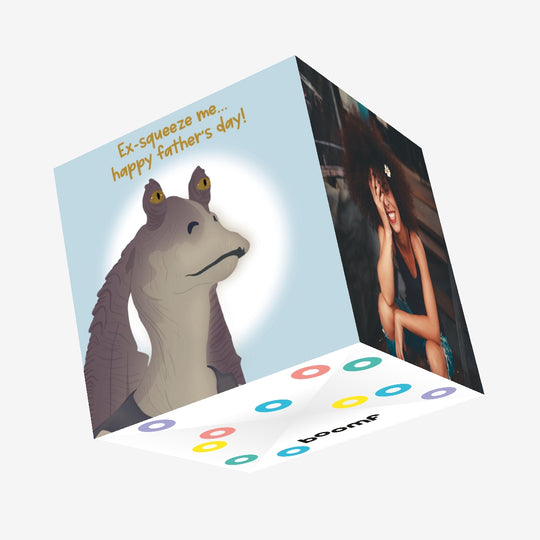 Ex-squeeze me... Confetti-exploding Greetings Card