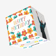 Happy Birthday Flower Power Confetti-exploding Greetings Card
