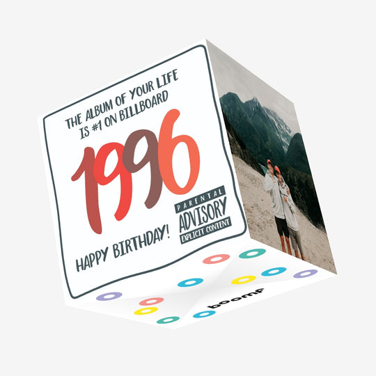 The Album Of your Life 1996 Birthday Confetti-exploding Greetings Card
