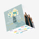 Happy 15th Anniversary Daisies Bouquet Confetti-exploding Greetings Card