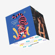 Majestic Beast Tiger Birthday Confetti-exploding Greetings Card