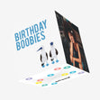 Rude Bird Birthday Boobies Confetti-exploding Greetings Card