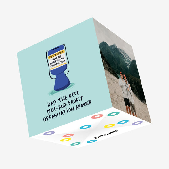 Not-For-Profit Organisation Father's Day Confetti-exploding Greetings Card