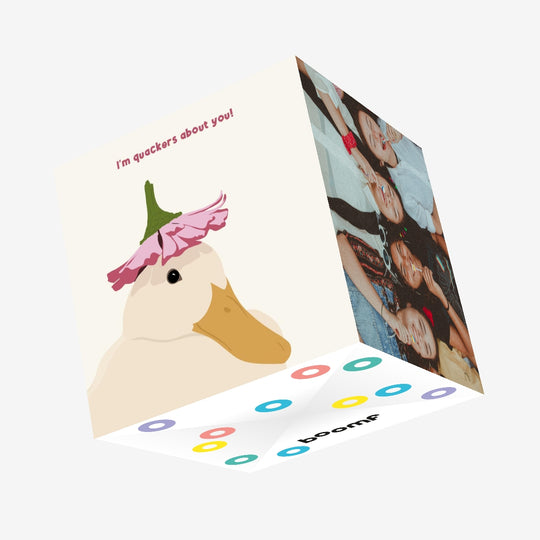I'm Quakers About You Confetti-exploding Greetings Card