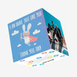 Thank You Dad Rabbit Confetti-exploding Greetings Card