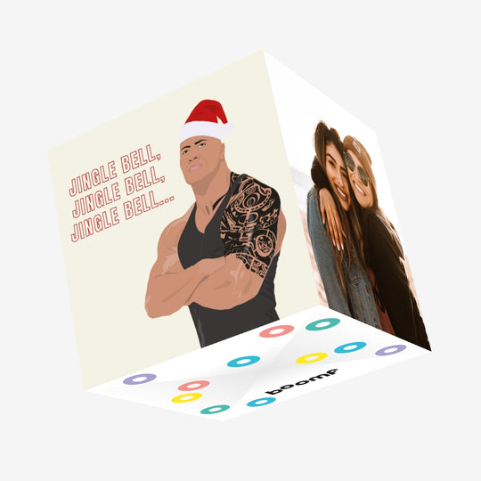 Jingle Bell... Rock Christmas Confetti-exploding Greetings Card