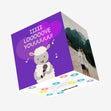 Cute Singing Sheep Valentine's Day Confetti-exploding Greetings Card