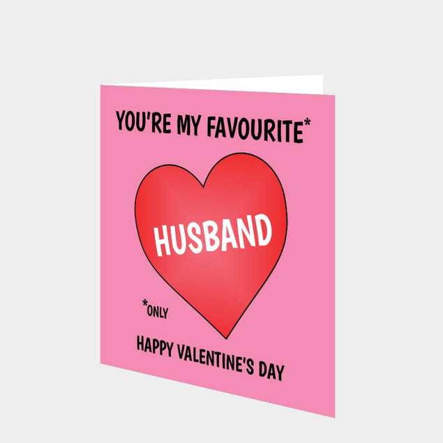 You're My Favourite Husband Card
