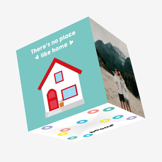 There's No Place Like Home Confetti-exploding Greetings Card