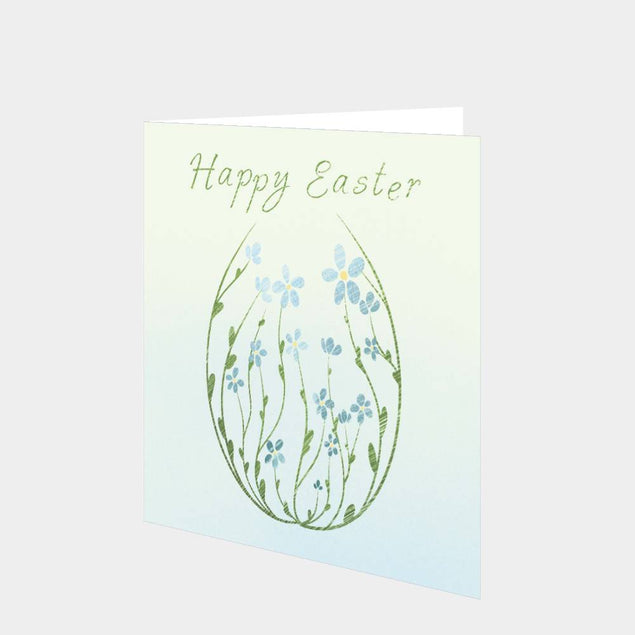 Flower Happy Easter Card