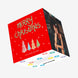Merry Christmas From Bump Red With Chrismas Trees Confetti-exploding Greetings Card