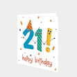 21! Birthday Card
