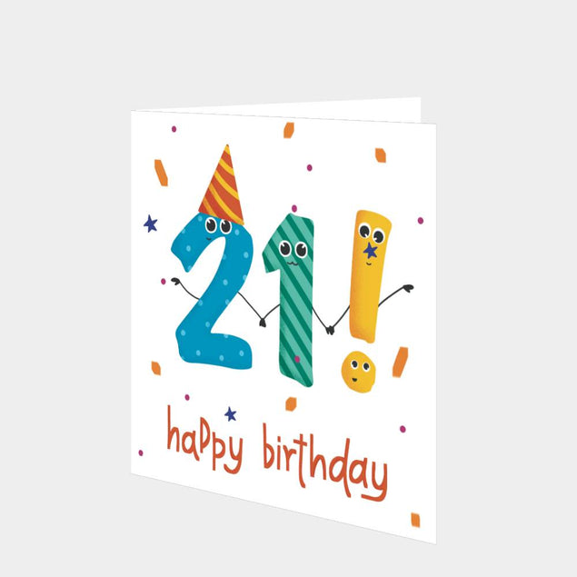 21! Birthday Card
