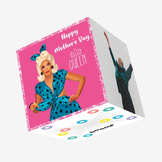 Happy Mother's Day Queen Confetti-exploding Greetings Card