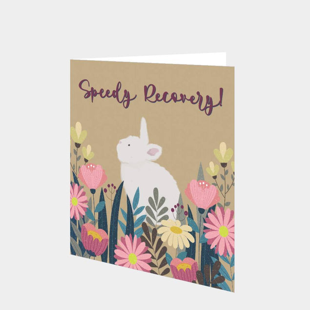 Speedy Recovery Rabbit Card