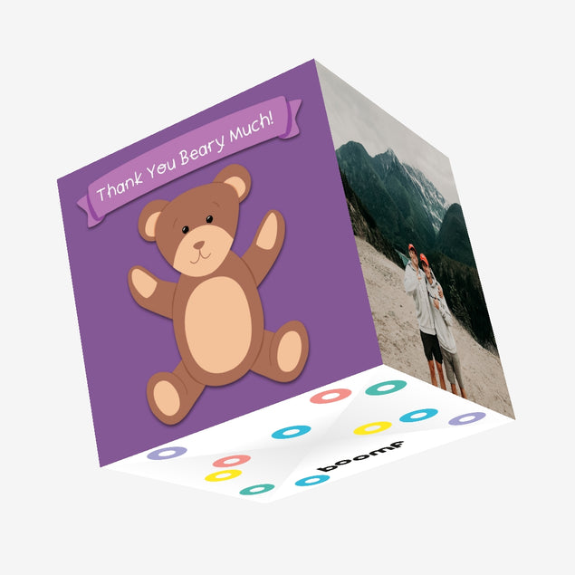 Thank You Beary Much Confetti-exploding Greetings Card