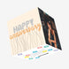 Happy Anniversary Gold Balloons Confetti-exploding Greetings Card