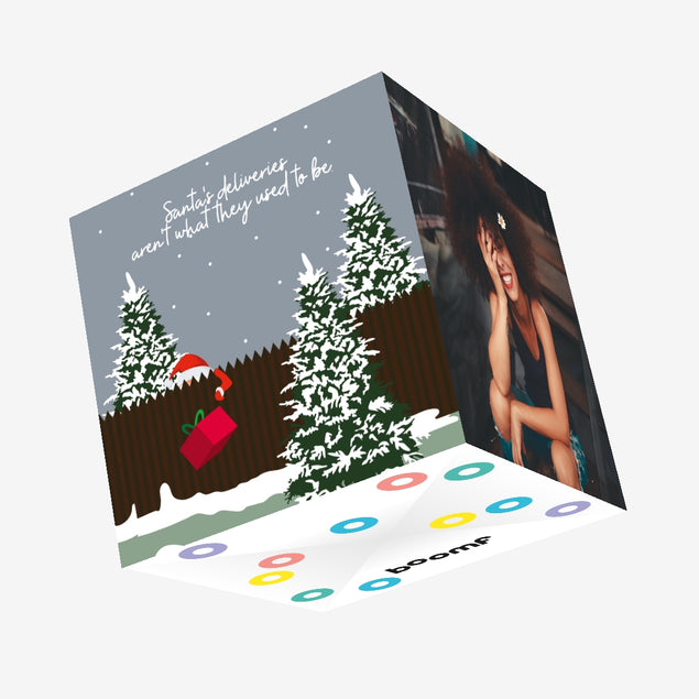 Santa's Deliveries Christmas Confetti-exploding Greetings Card