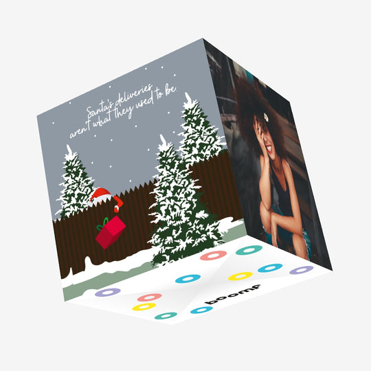 Santa's Deliveries Christmas Confetti-exploding Greetings Card