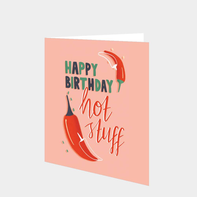 Happy Birthday Hot Stuff Card
