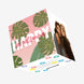 Happy Hot Girl Summer Tropical Leaves Confetti-exploding Greetings Card