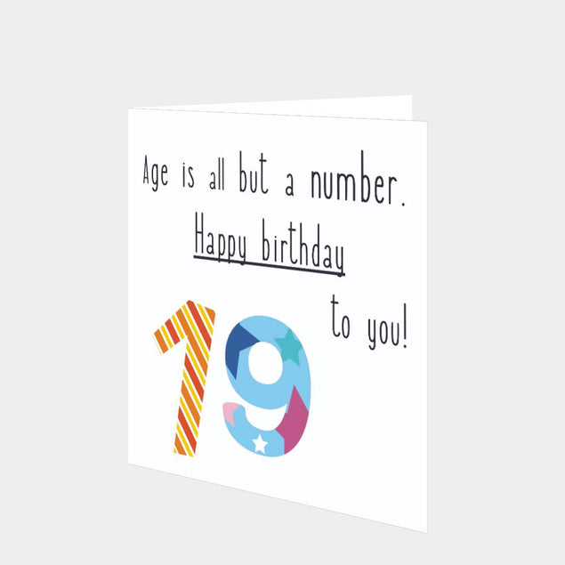 Happy 19th Birthday To You! Card