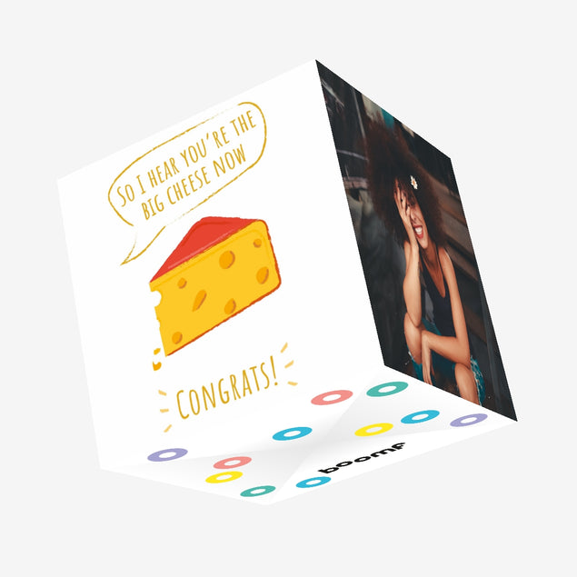 The Big Cheese now Confetti-exploding Greetings Card