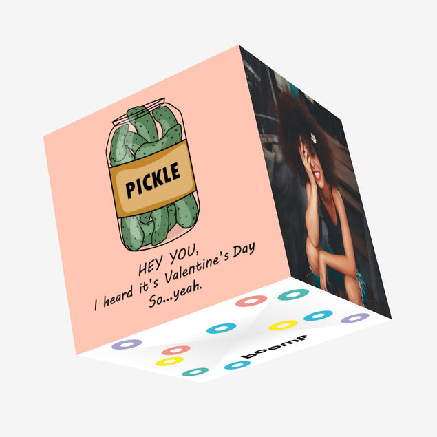Jar Of Pickles Valentine's Day Confetti-exploding Greetings Card